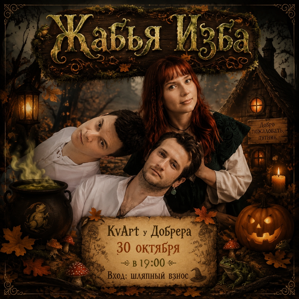 Афиша: Квартирник группы "Жабья изба"
